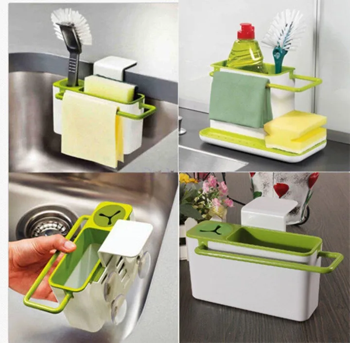 3%20IN%201%20Self%20Draining%20Sink%20Tidy%20Organiser%20Sponge%20Brush%20Holder,%20Green%20-%20Image%203
