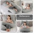 Maternity Pillow | Full Body Support Pillow With Inner - Ball Fiber Filled | U-Shaped - Fine Quality Pregnancy Pillow. 