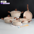 Majestic nonstick Cooking Set - Granite coating cookware set – 9 pcs. 