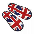Union Jack Flag Of The UK House Slippers Women Soft Memory Foam Slip On Hotel Slipper Shoes. 