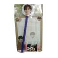 KPOP BTS TAEHYUNG BT21 MEMO SET bts v pencil eraser and memo pages set. 