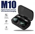 New M10 TWS Wireless Headphones Touch Control Bluetooth-Compatible 5.1 Earphones Wireless Headset Waterproof 9D Hifi Quality Earbuds. 