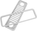 Pack of 5 Pcs Plastic Computer Desk Host Ventilation Net Heat Dissipation Plate Tool, Kitchen Ventilation Grill, Air Vent Louvered Grill, Computer Host Perforated Grill, Office Accessories. 