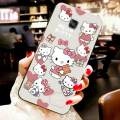For Samsung Galaxy A5 2017 Back Cover Case Fashion Cute kitty Soft Silicone Shockproof Camera Lens Protector Phone Cases. 