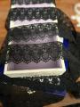BLACK FLOWER LACE. 