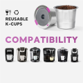 Reusable K Cup Coffee Filter Stainless Steel Reusable K-Cup Filter Universal Coffee Filter for Keurig Plus Keurig 2.0 1.0 Coffee Maker. 