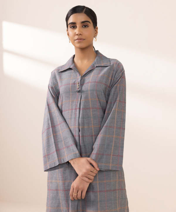 Sapphire RTW - Yarn Dyed Shirt For Women - Women RTW / Stitched