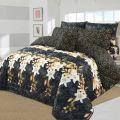 Luxury Bedsheet Comforter Set 7 Pcs Export Quality - High Quality Comforter Set For King SIze Bed - Multi Colors By Galaxy Bedding. 
