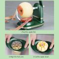 Fruit Peeler Small Washable Home Use Automatic Hand Crank Fruit Peeler Fruit Peeler Cutter Multifunctional Apple Peeler  Potato Peeler Cutter Pear Vegetable Peeler  Simple Operation Safer Manual  Note random color will be deliver. 