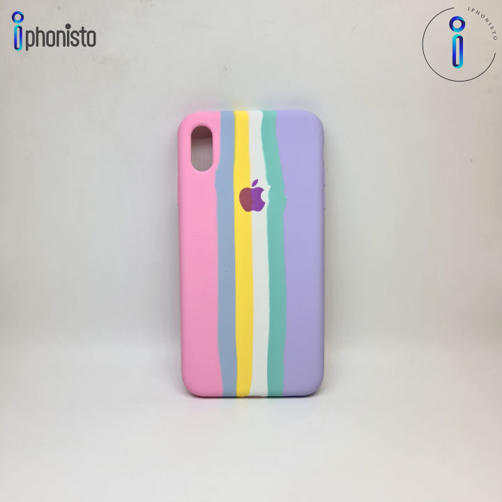 For iPhone Xs Max Covers Silicone Official  Mobile Phone Case Anti-Shock Anti-Dust.