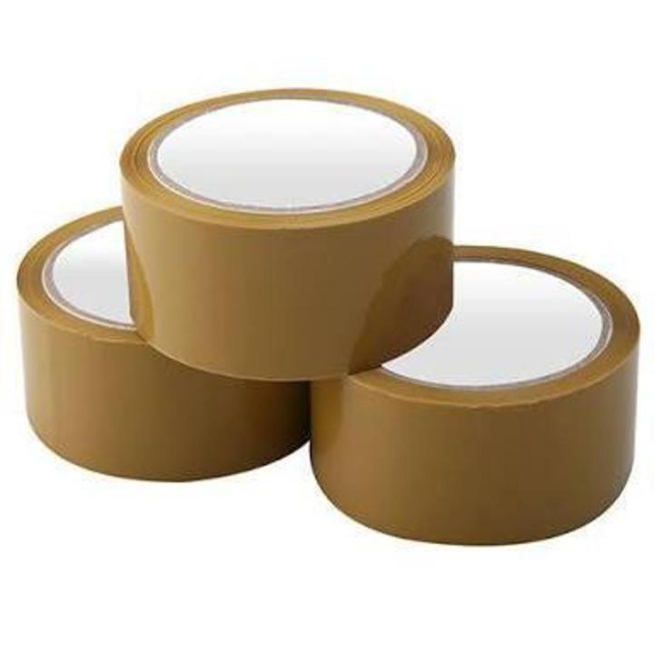 Pack of 3 Best Quality Cartoon Tape 3"  40 yard Brown color