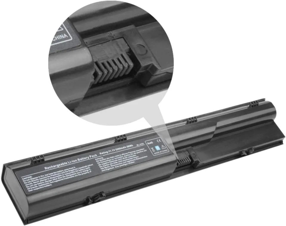 Replacement Laptop Battery For HP ProBook 4540s, 4530s, 4440s, 4430s & More - 11.1V 5200mAh 6-Cell Li-Ion
