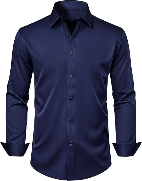 Men%20Shirts%20for%20Office%20-%20Men's%20Dress%20Shirts%20Solid%20Long%20Sleeve%20Stretch%20Wrinkle-Free%20Formal%20Shirt%20Business%20Casual%20Button%20Down%20Shirts%20-%20Men's%20Button-Down%20Shirts%20-%20Image%206