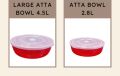 Premium Flour Box with Fine Plastic Lid for Dry Ingredient Storage. 