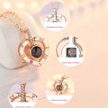 Projection Necklace 100 Languages I Love You Pendant Jewelry For Lover Girlfriend 2022 Trendy Couple Romantic Cute Accessories. 