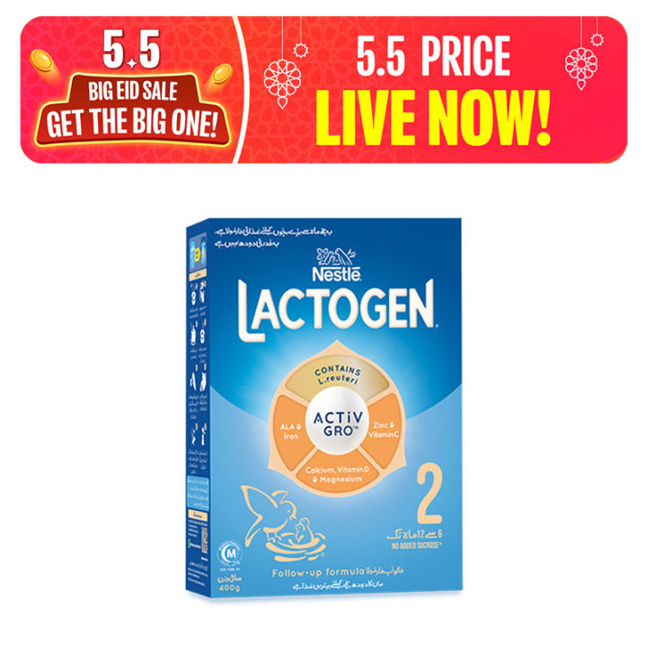 NESTLE LACTOGEN 2 Follow-up Formula Powder 400g