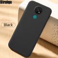 Biruiqu For Nokia 7.2 / Nokia 6.2 Shockproof Anti Slip Soft TPU Sandstone Matte Back Case Cover. 