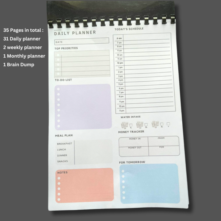 Daily%20To%20Do%20Pad%20A5%20%7C%20Note%20book%20%7C%20Task%20list%7C%20Memo%20Draft%20%20Checklist%20Doodle%20%7C%20Weekly,%20Monthly%20planner%20%7C%20Journal%20%20n%20-%20Image%207