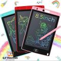 LCD writing tablet, Erasable writing board single color drawing tablet with protecting cover, Learning Toys, kid drawing pad 8.5 inch. 