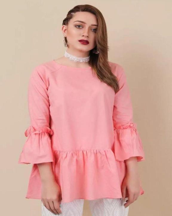 Pink Top For Ladies