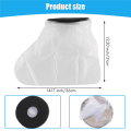 Waterproof Cast Cover Leg for Adult Ankle Shower Bath Watertight Foot Protector Wounds for Swimming Bath Accessories. 