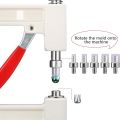 Pearl Setting Machine and Hand Press Pearl Setting Tools, Beads Rivet Fixing Machine with Pearl Beads Screw Heads Tweezers Wrench for DIY Crafts Accessories & (Free 5 size tools ). 