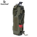 MeterMall Tactical Water Bottle Holder Adjustable Outdoor Sports Kettle Carrier Pouch For Backpack For Backpack Bicycle Belt Straps. 