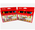12 Color Jumbo Traingle Crayons Pigmented Colors For Kids. 