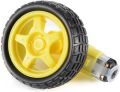 Yellow RC Car TT Gear Motor DC 6V-12V Robot Smart Robot Car Tyre Wheel Gear Motor Set DC. 