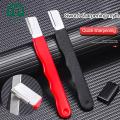 Lumina Portable Blade Sharpener Compact Outdoor Scissor Knife Sharpener with Non-slip Handle Portable Garden Tool Stone for Easy Sharpening Ergonomic Design for Portable Scissor Knife Sharpener. 