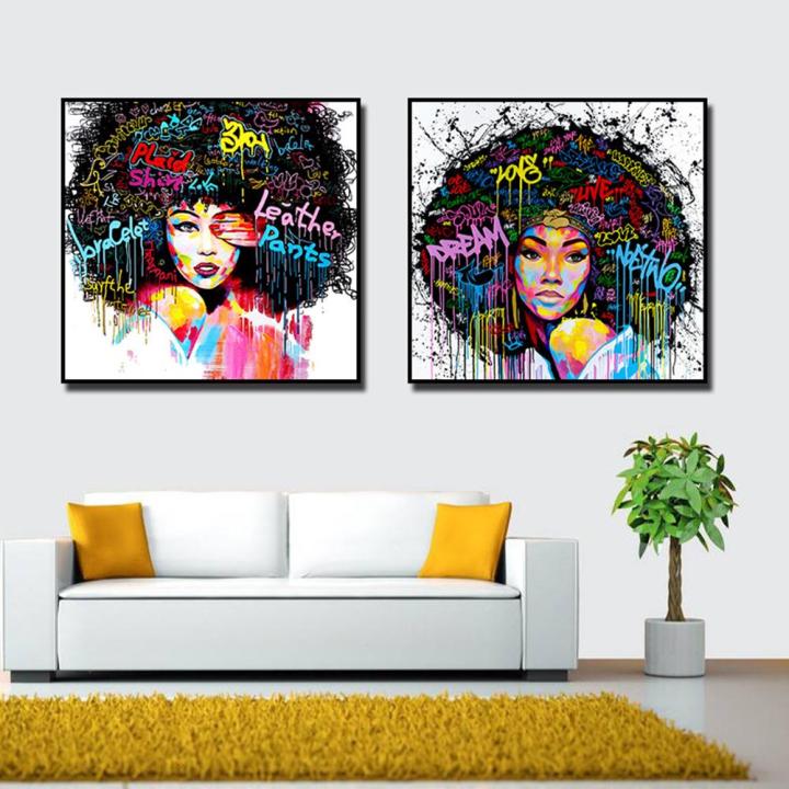 2Pcs%20Colorful%20Beauty%20Explosion%20Head%20Abstract%20Decorative%20Pictures%20Without%20Frame%20-%20Image%208