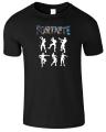 Black Cotton Printed Celebration Fortnite New Men'S T-Shirt - Premium Quality, Stylish Tee For Casual Events. 
