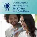 Philips Sonicare ProtectiveClean 4300, Sonic Electric Toothbrush with Two Intensity Levels, Pressure Sensor and Timer, Light Blue, HX6803/04. 