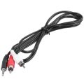 3.5mm Headphones Plug Jack to 2 x RCA AV Audio Cable with 1080P HDMI Male to 3 RCA S-Video AV Audio Cable Cord Adapter. 