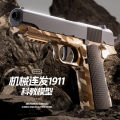 Design by Midoonsei Linked reloading USP automatic ejection children's toy1911 Colt Desert Eagle model Glock. 