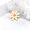 Cute Bee Flower Enamel Pin Funny Petal Brooch Women Jeans Coat Lapel Pin Badge Jewelry Gift for Friend New Arrival. 