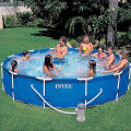 Intex Metal Frame Swimming Pool With With Filter 12Feet x 30Inch. 