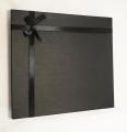 Black Ribbon Gift Empty Box For Ring, Chain, Pendant , Necklace Set. 