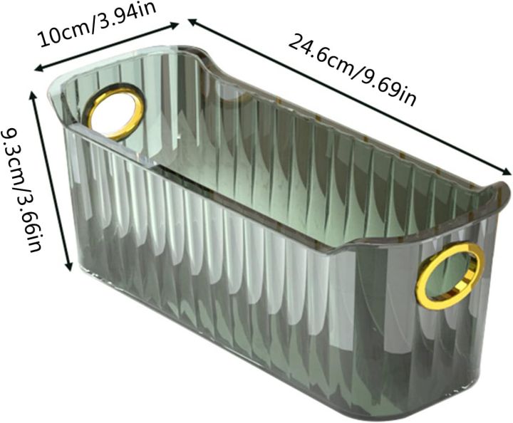 Acrylic%20Storage%20Box,%208x22.5x9.2cm%20Rectangular%20Clear%20Dressing%20Table%20Box%20with%20Handle,%20Stationery%20Storage%20Boxes%20for%20Living%20Room%20Bathroom%20Bedroom%20-%20Image%202
