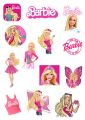 Barbie Stickers for Laptop Car Bike Phone Stickers 13Pcs Notebook Waterproof Sticker. 