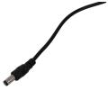 USB Cable 5.5mm / 2.1mm 5V DC Barrel Jack Power Cable (Black, 75cm). 