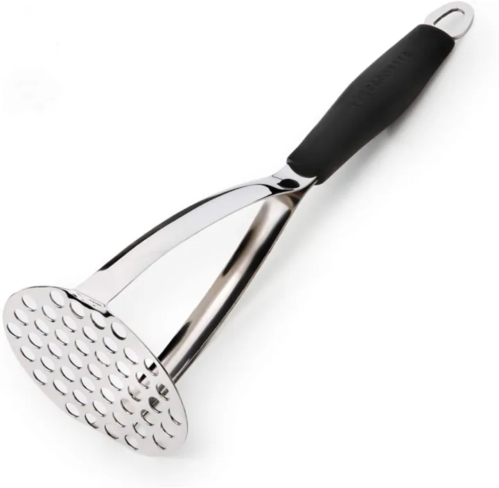 Stainless%20Steel%20Potato%20Masher%20Hand%20Tool%20Heavy%20Duty%20Small%20Holes%20Mashing%20Plate%20for%20Smooth%20Mashed%20Potatoes%20Soft%20grip%20Cushioned%20Handle%20Press%20Plate%20Masher%20for%20Vegetables%20and%20Fruits%20-%20Image%205