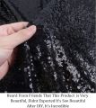 160 x 95cm black Sequin Fabric | Sparkly Fabric Mesh Sequins Fabric unstitched (1 Yard, Black) | beenistic. 