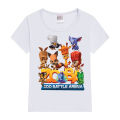 Zooba Battle Arena - Happy Kids T-Shirt Lovely Graphic T Shirt Kids Summer Short Sleeve T-shirt Y2K Tops Boy Girl Cartoon Tees. 