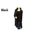 Black Plain Shrug for Women, Casual Shirt for Girls. 