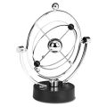 Perpetual Motion Desk Sculpture Toy - Kinetic Art Galaxy Planet Balance Mobile - Magnetic Executive Office Home Decor Tabletop Toy - Men Women Stress Relief. 