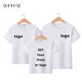 White T Shirts With Name, Pic or Logo Print for Kids (Shirt Sizes 14, 16, 18, 20, 22). 