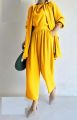 3Pc Suit* *Coat With Inner With Stylish Belt Trouser With 7 Beautiful Colors*. 