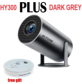 HY300, HY300 Pro & HY300 Plus Android Projector 200/260 ANSI Android 11 4K 1280*720P Dual Wifi6 BT5.0 Allwinner H713 Home Cinema Outdoor Indoor Projector. 