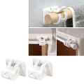 NYT 2Pcs Self Adhesive Curtain Rod Bracket For Hanging Net Curtain Voile Party Decor. 